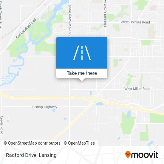 Mapa de Radford Drive