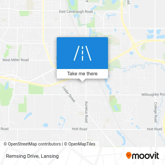 Remsing Drive map