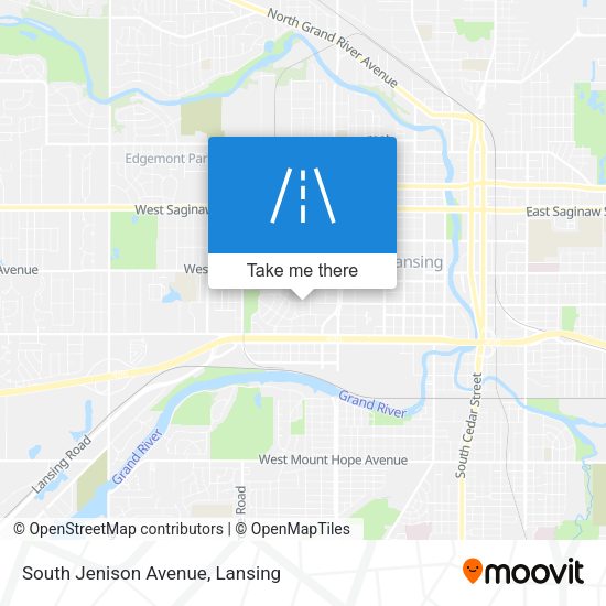 Mapa de South Jenison Avenue