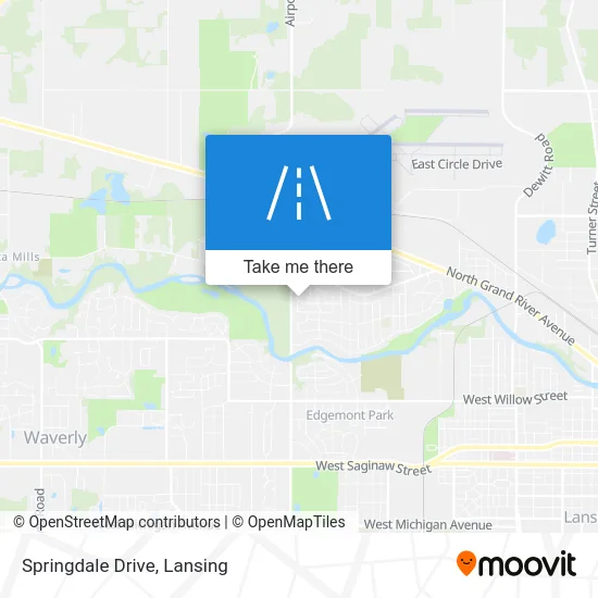 Springdale Drive map