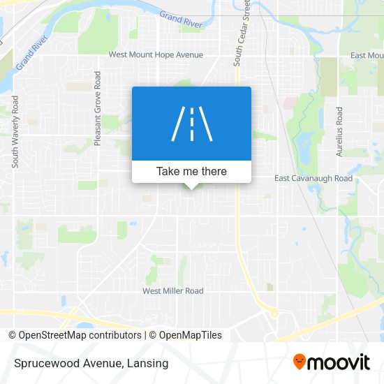 Mapa de Sprucewood Avenue