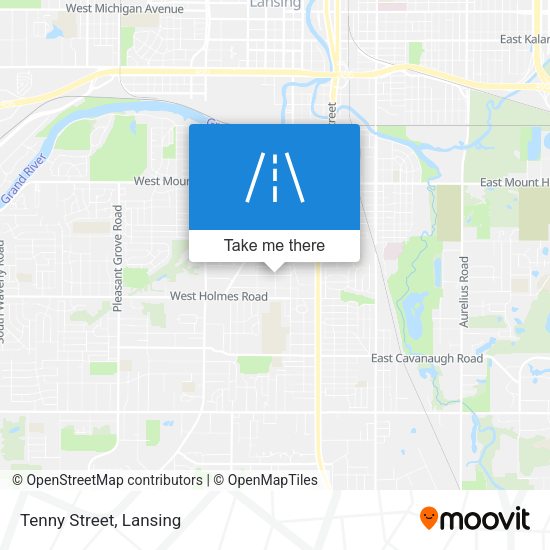 Mapa de Tenny Street