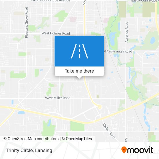 Mapa de Trinity Circle