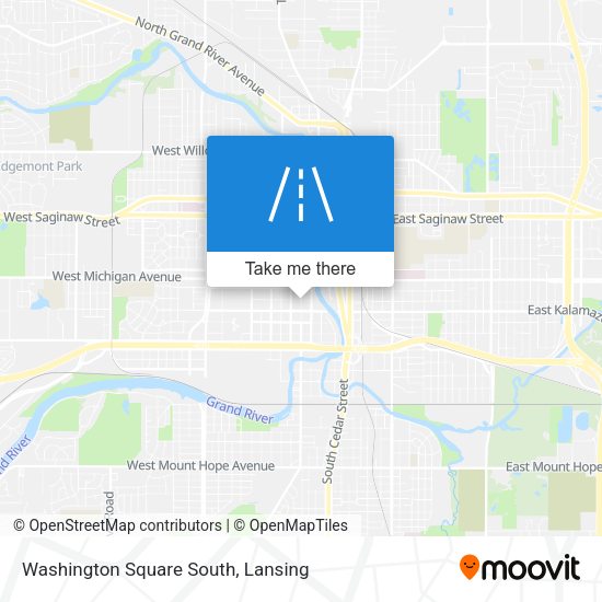 Mapa de Washington Square South