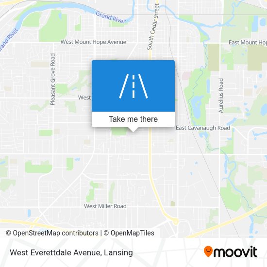 Mapa de West Everettdale Avenue
