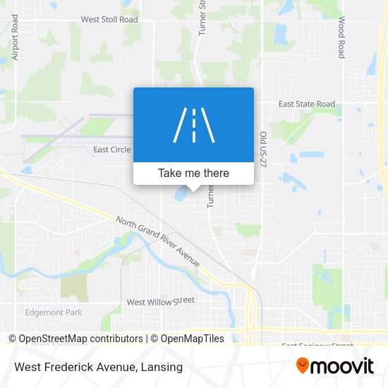 Mapa de West Frederick Avenue