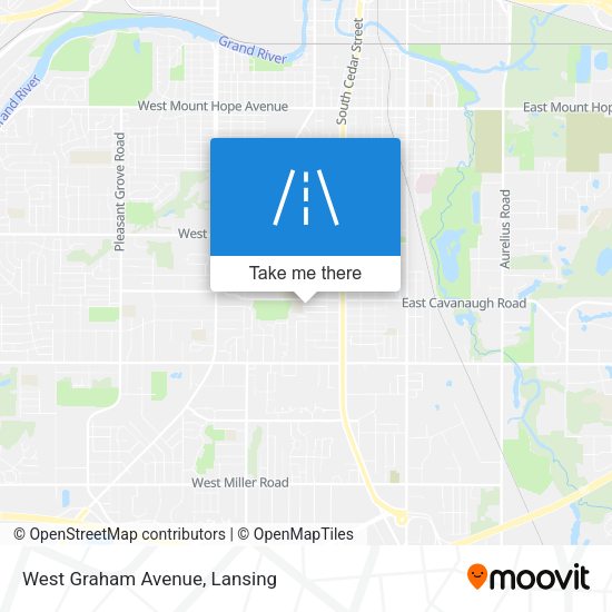 Mapa de West Graham Avenue