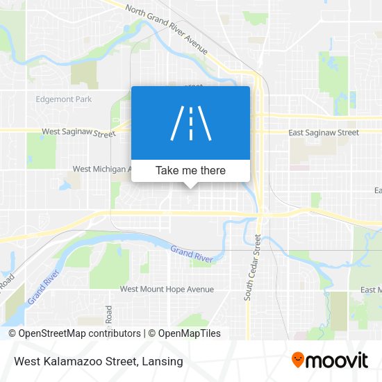 Mapa de West Kalamazoo Street