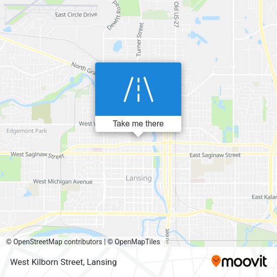 West Kilborn Street map