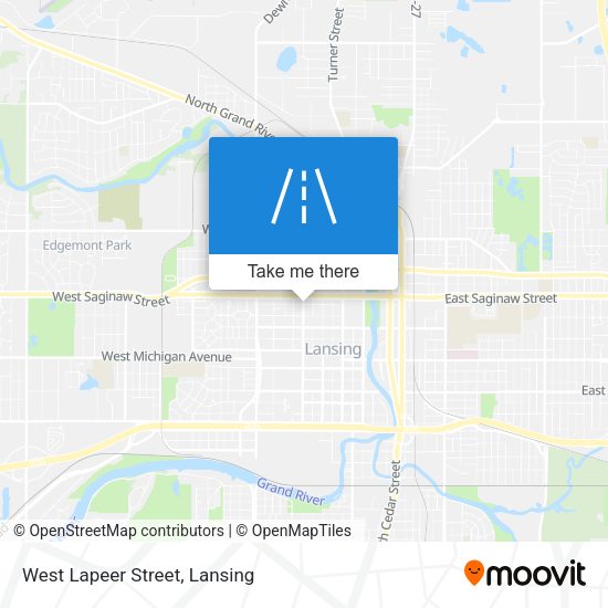Mapa de West Lapeer Street