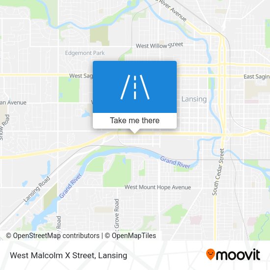 Mapa de West Malcolm X Street