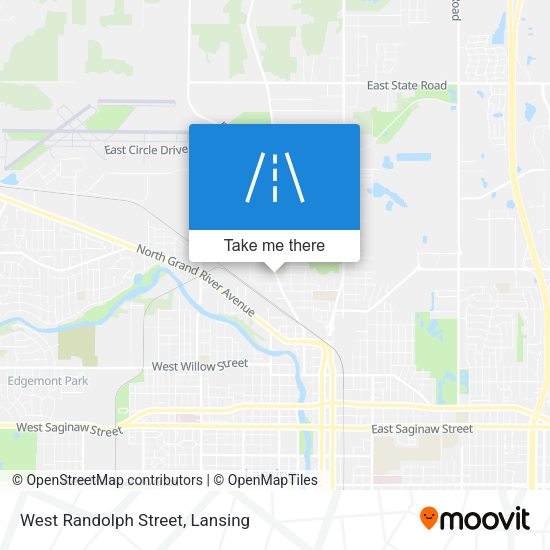 West Randolph Street map