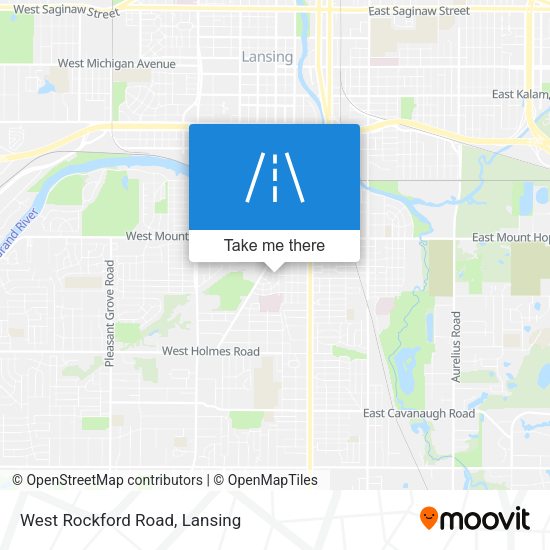 West Rockford Road map