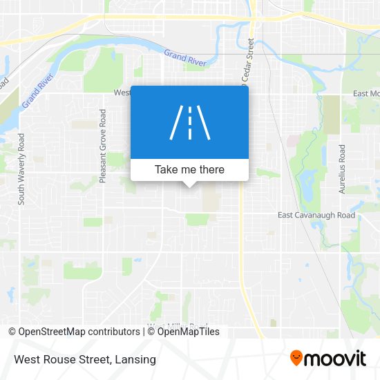 Mapa de West Rouse Street