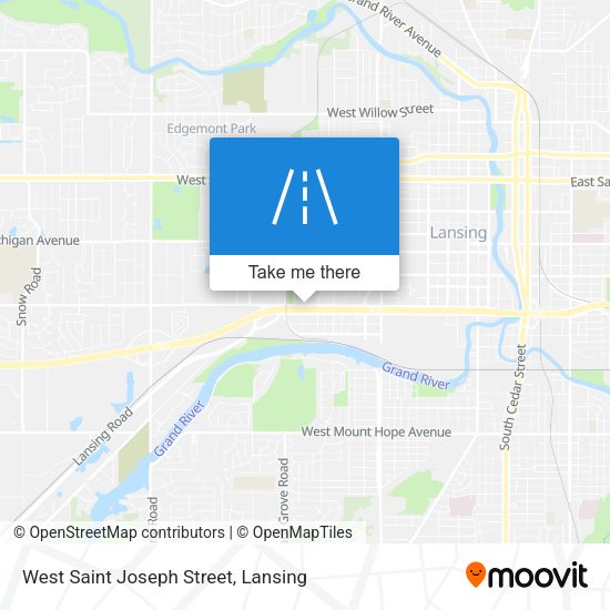 Mapa de West Saint Joseph Street