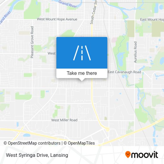 West Syringa Drive map