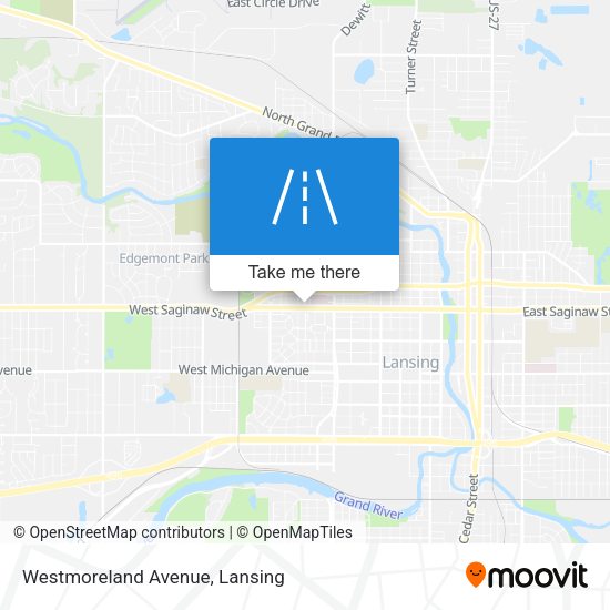 Mapa de Westmoreland Avenue