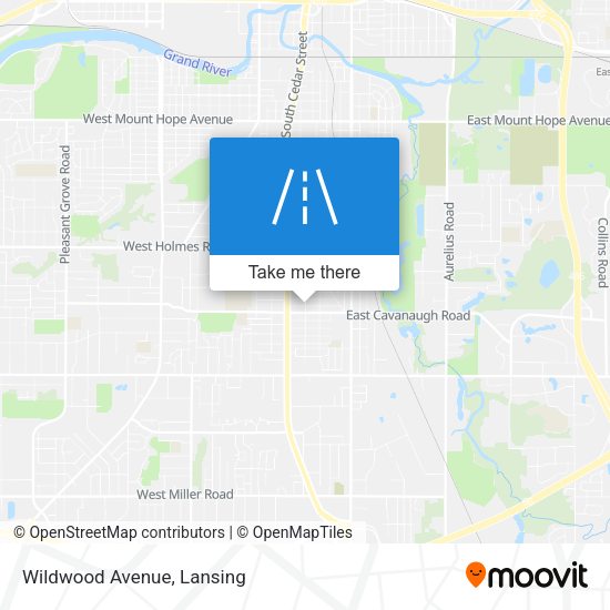 Mapa de Wildwood Avenue