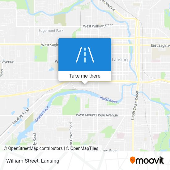 William Street map