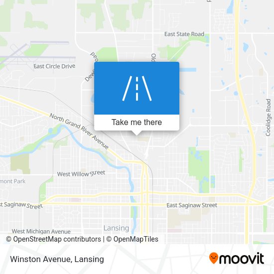 Mapa de Winston Avenue