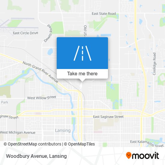 Woodbury Avenue map