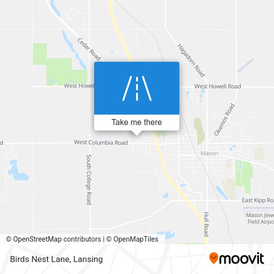 Mapa de Birds Nest Lane