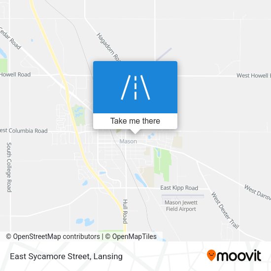 East Sycamore Street map