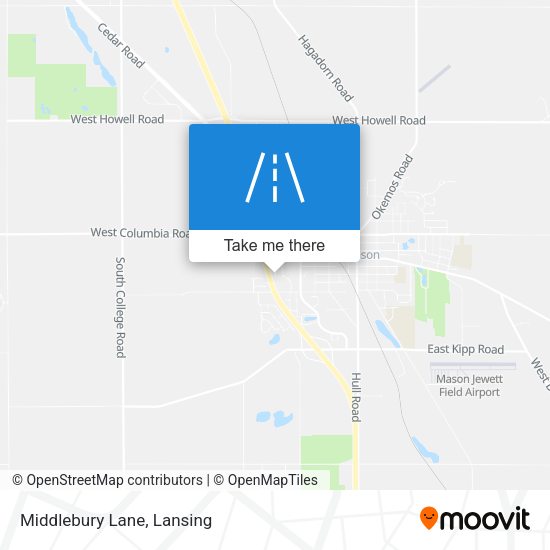 Middlebury Lane map