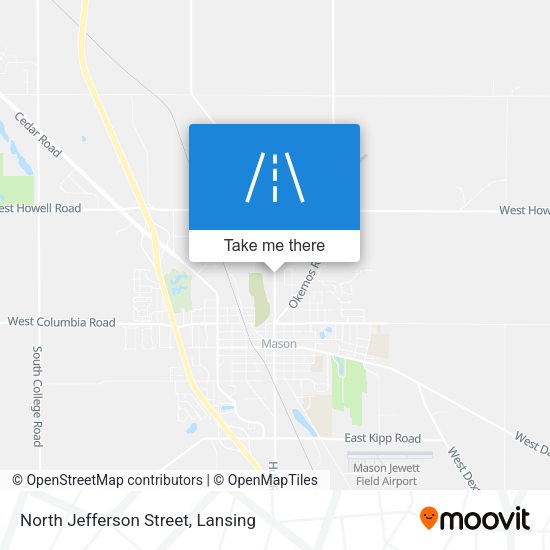 North Jefferson Street map