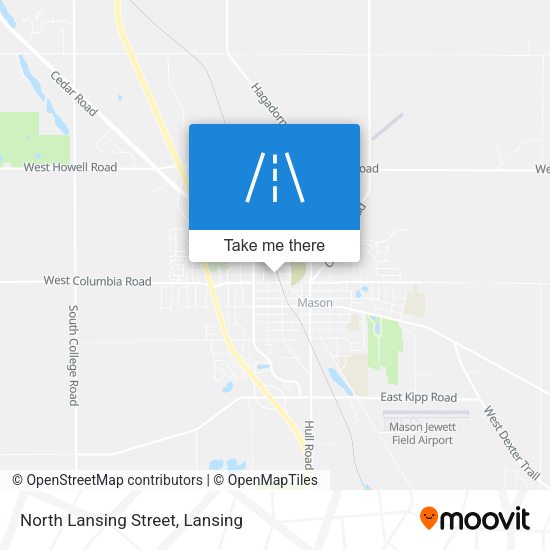 North Lansing Street map