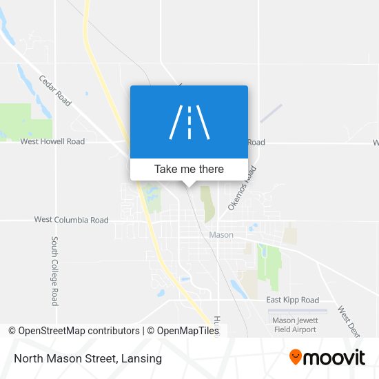 North Mason Street map