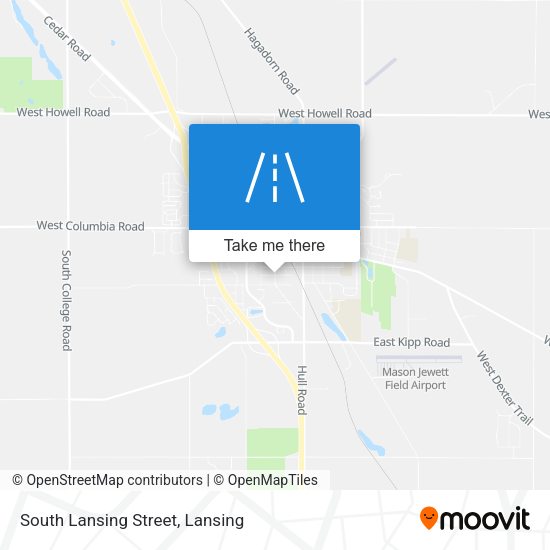 Mapa de South Lansing Street