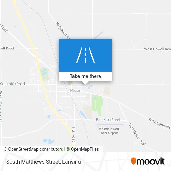 Mapa de South Matthews Street