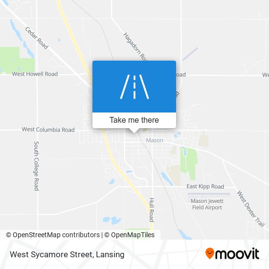 West Sycamore Street map