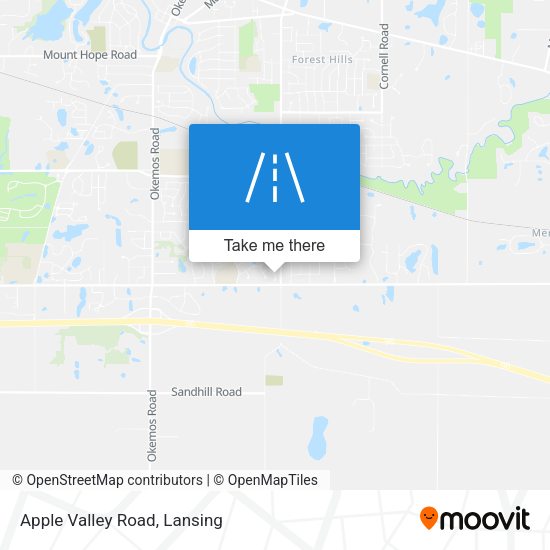 Mapa de Apple Valley Road