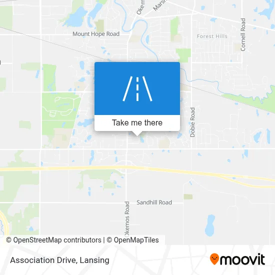 Association Drive map