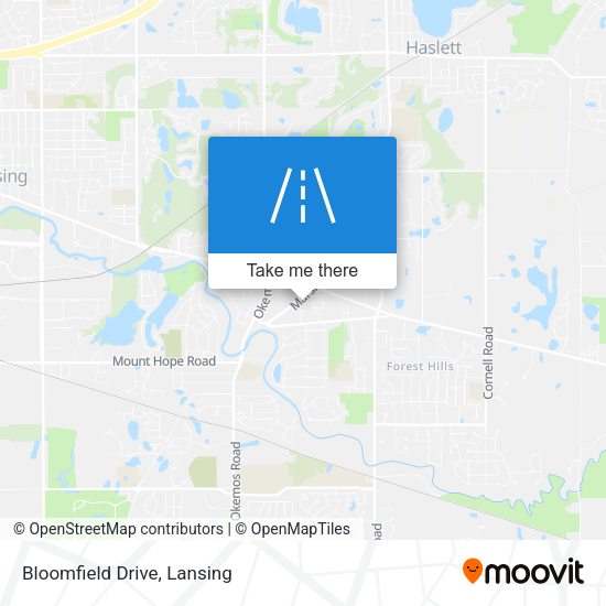 Mapa de Bloomfield Drive