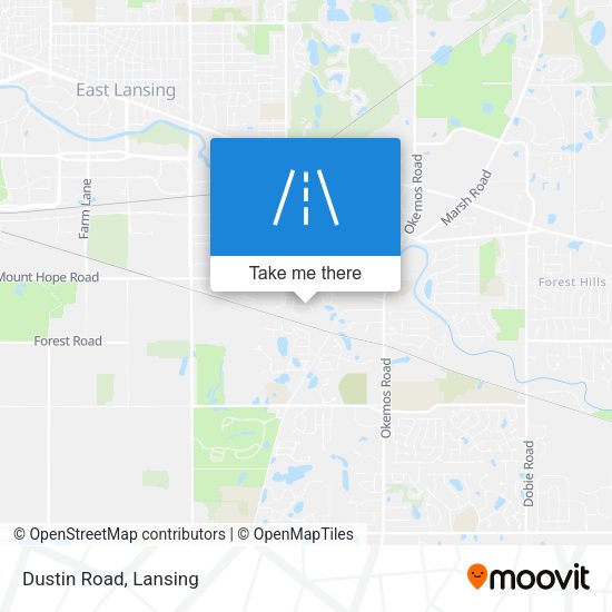 Mapa de Dustin Road