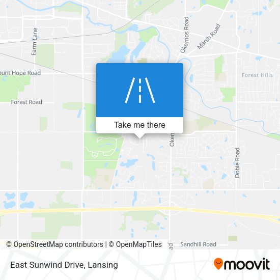 Mapa de East Sunwind Drive