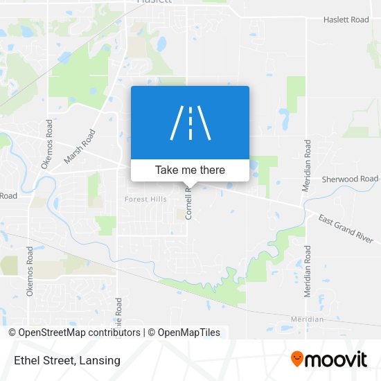 Mapa de Ethel Street