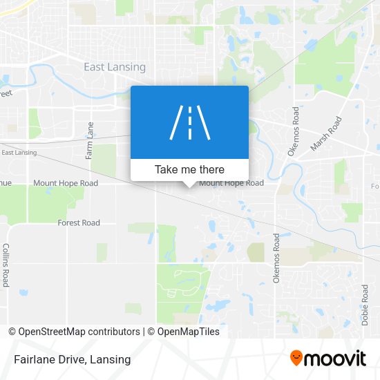 Mapa de Fairlane Drive