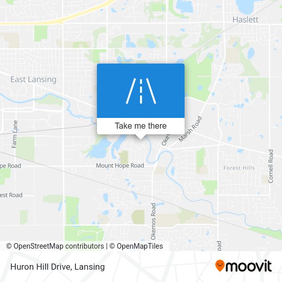 Mapa de Huron Hill Drive
