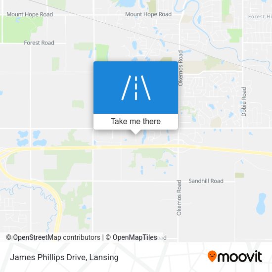 Mapa de James Phillips Drive