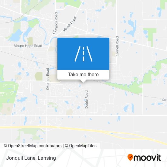 Mapa de Jonquil Lane
