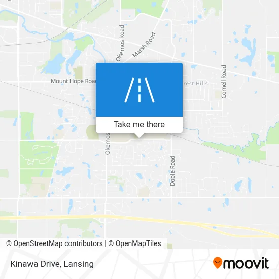 Kinawa Drive map
