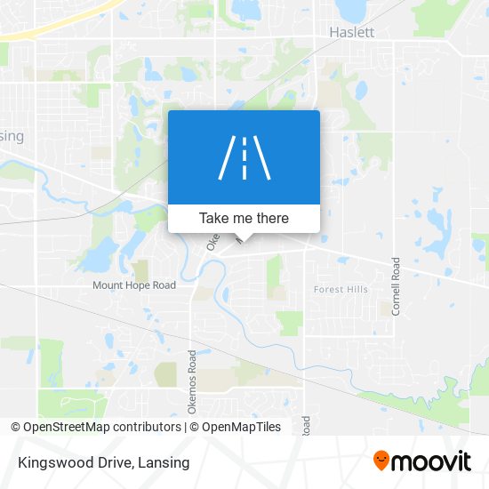 Kingswood Drive map