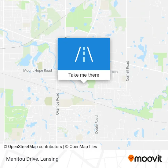 Manitou Drive map