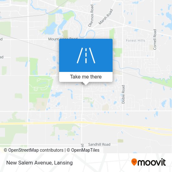 Mapa de New Salem Avenue