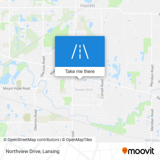 Northview Drive map