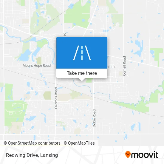 Redwing Drive map